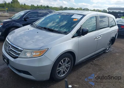 2012 Honda Odyssey Ex-L z USA, uszkodzony, nr VIN 5FNRL5H69CB090131